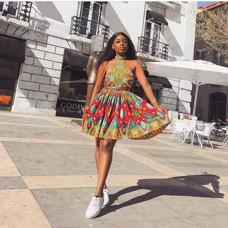 Ankara tops shop and sneakers